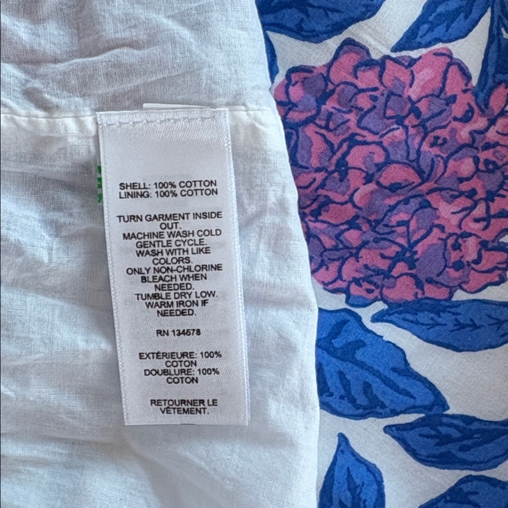 Vineyard Vines Blue and Pink Floral Maxi Dress - Picture 3 of 3